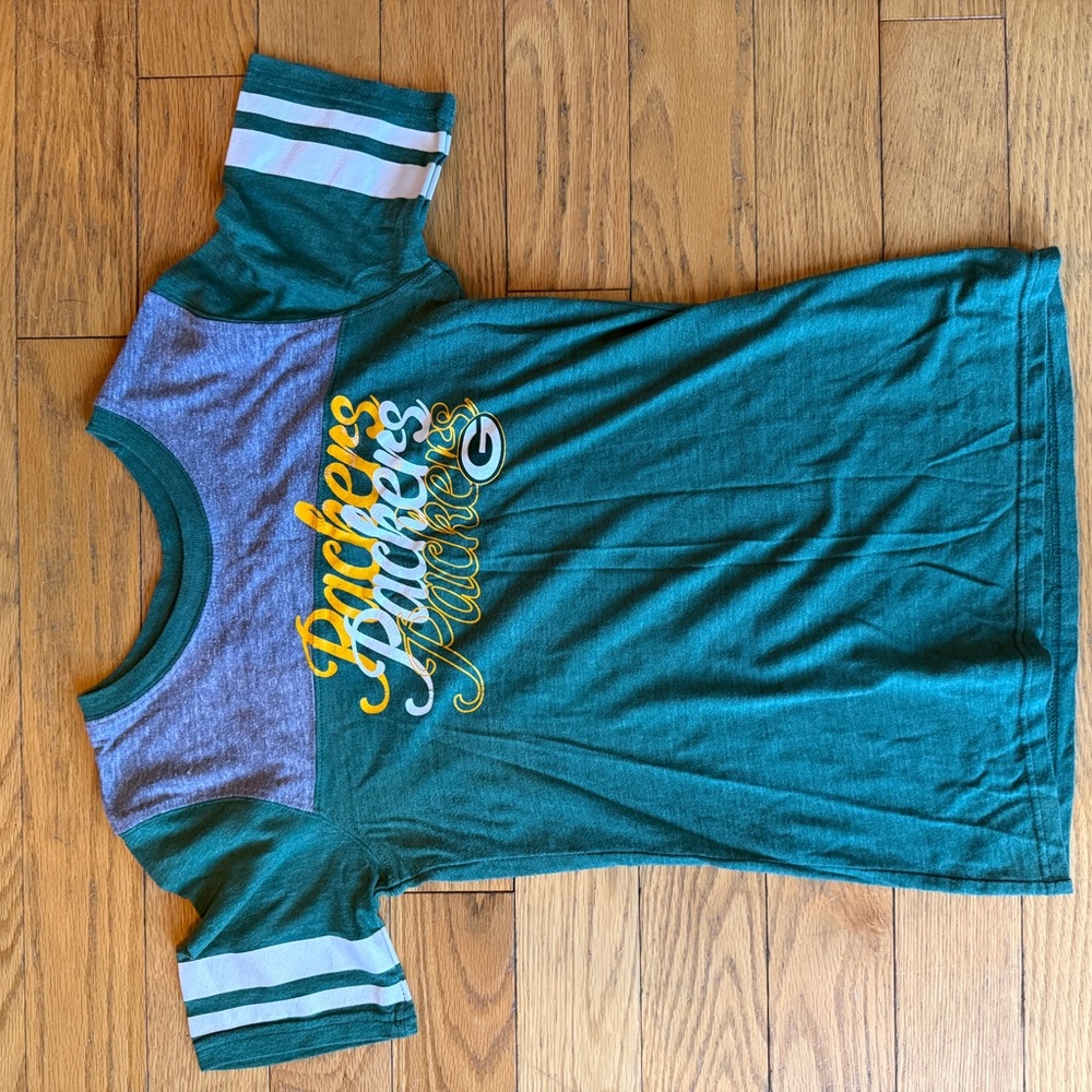 Green Bay Packers Shirt - Green and Gray